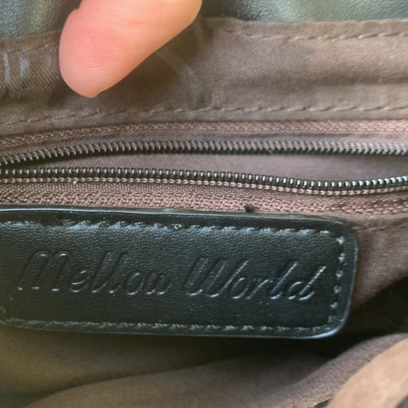 Mellow World Women's Delilah Multicolored Fringe Saddle Bag - Picture 4 of 4